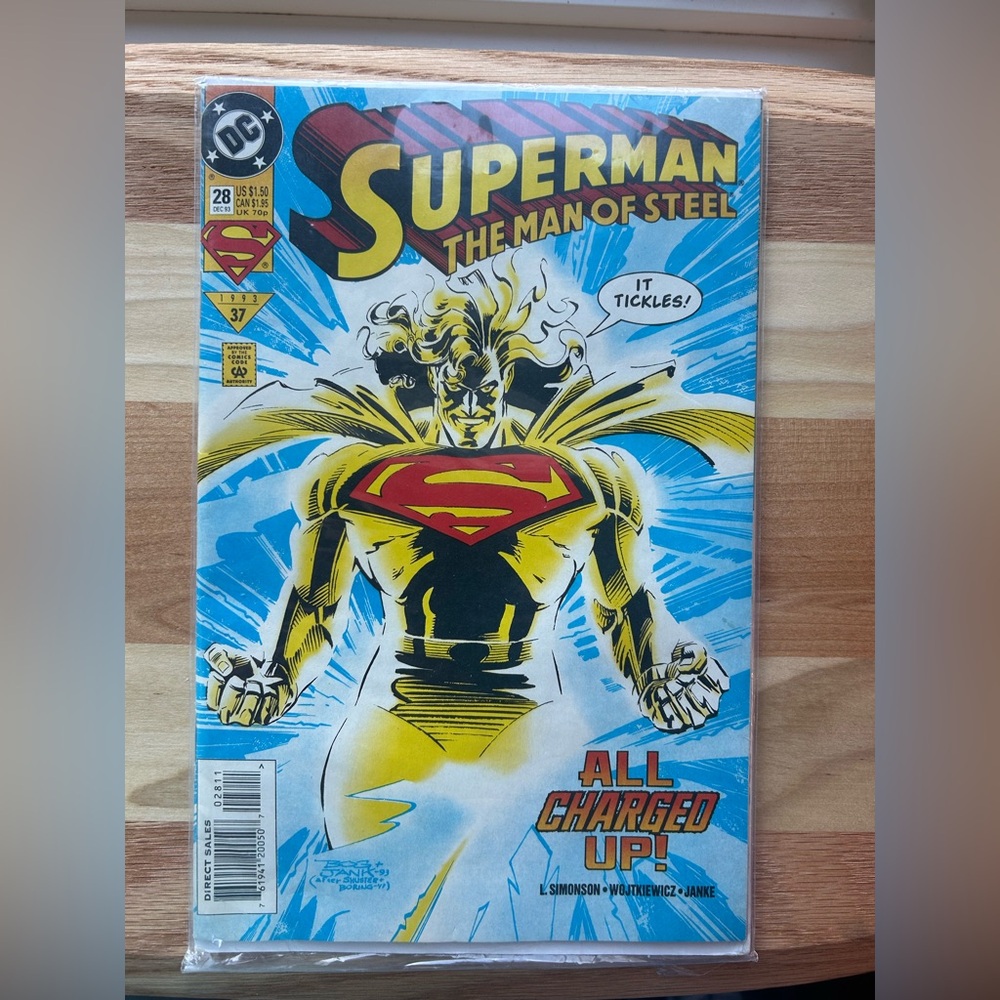 4/$20🌷DC Superman The Man of Steel Comic Book - 1993
